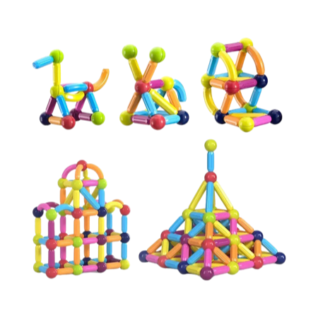 Kreativa magnetbyggen - Konstruktionsset för barns fantasi - iClick