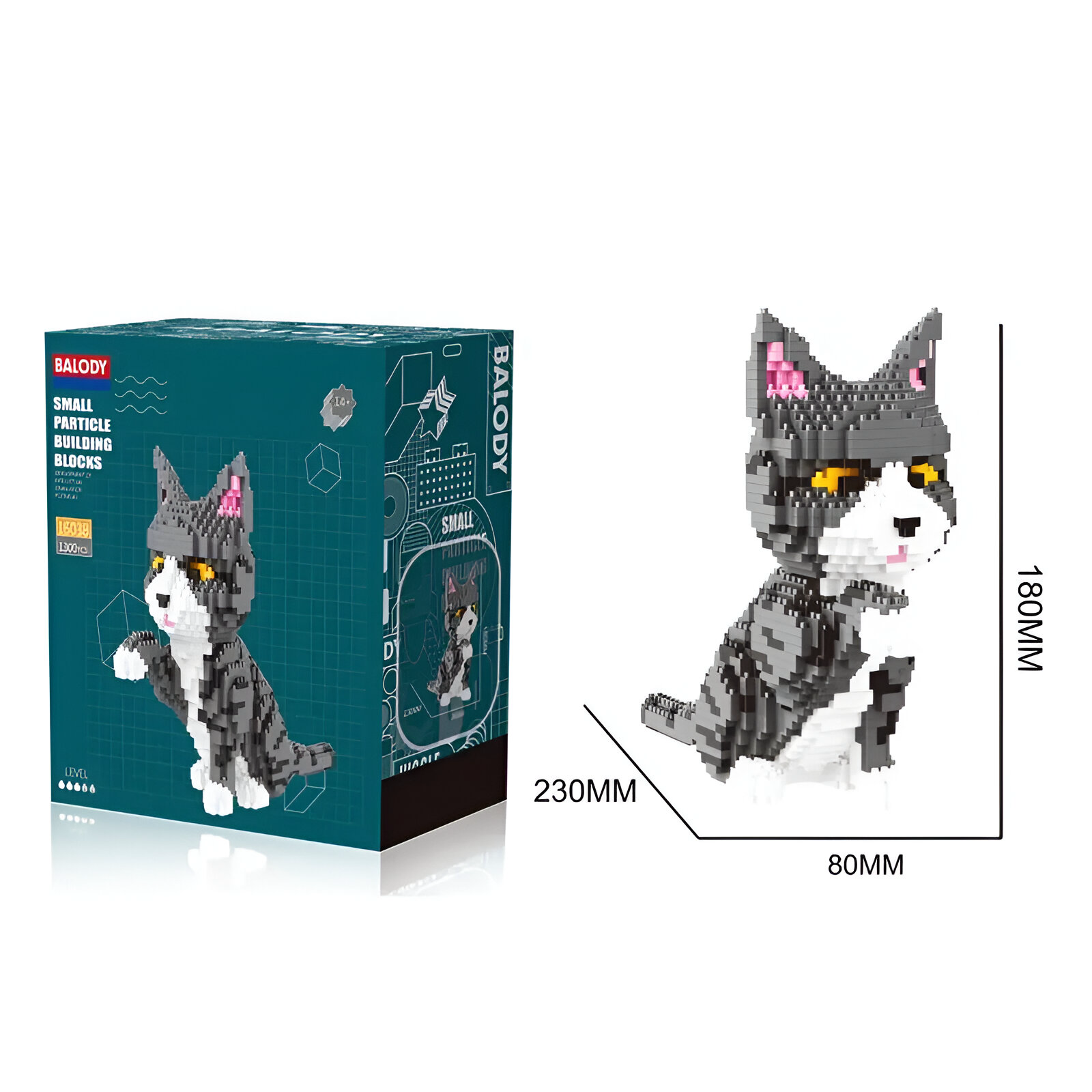 Balody 3D Byggstenar - Hund & Katt - iClick