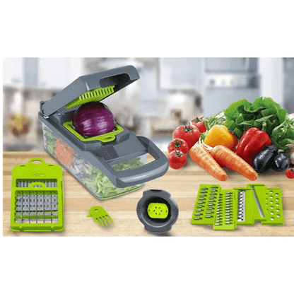 12-i-1 multifunktionell grönsaksskärare och strimlare för smart matlagning - iClick