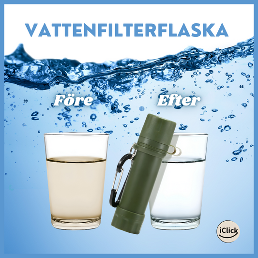 Vattenfilterflaska - iClick