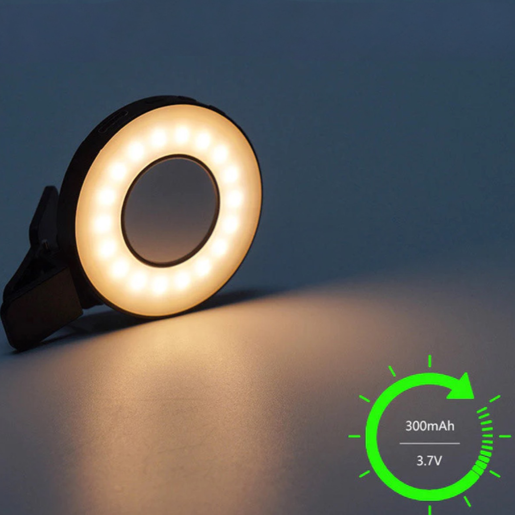 Magnetisk LED-ringlampa