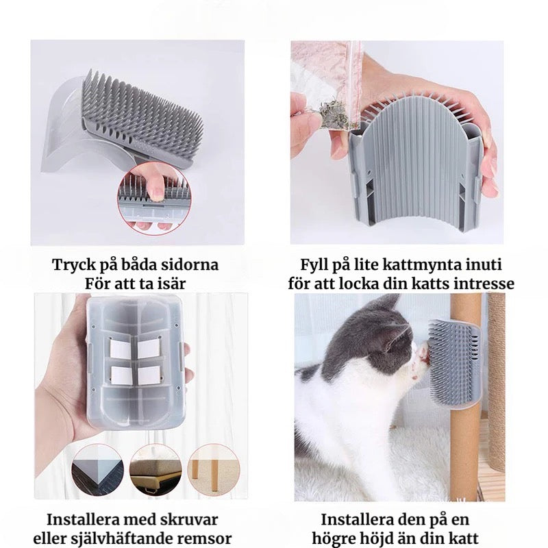 Klösborste & Massagekam - Förbättra Din Katts Välbefinnande - iClick
