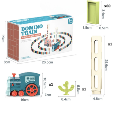 Domino Block Set för Spännande Kedjereaktioner och Minnesvärda Stunder - iClick
