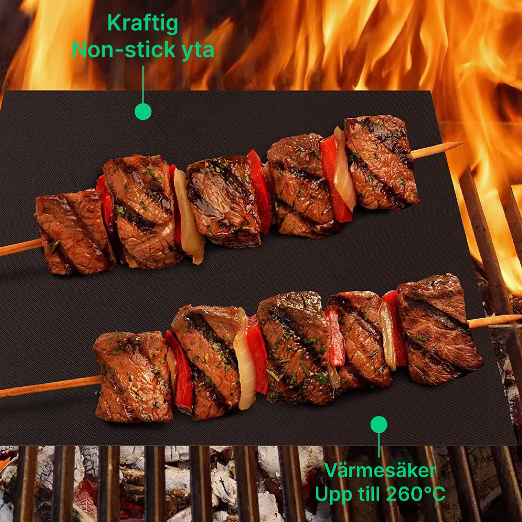 Grillmatta: Non-stick och värmetålig – Perfekt för grillen