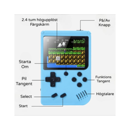 Klassisk handhållen spelkonsol - 500+ Klassiska spel i ett! - iClick