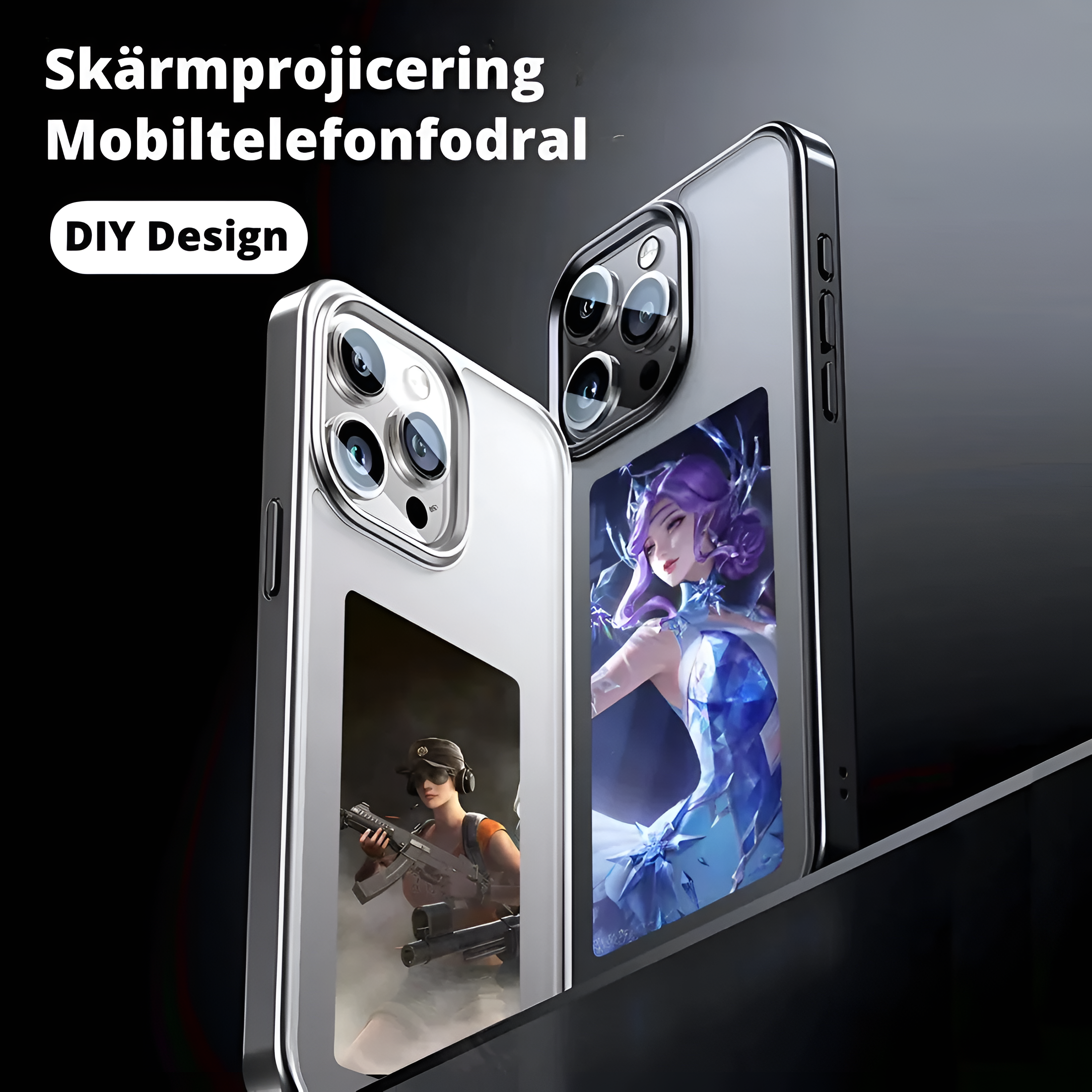 Smart NFC iPhone-skal med Ink Screen Display | Framtidens mobilskydd