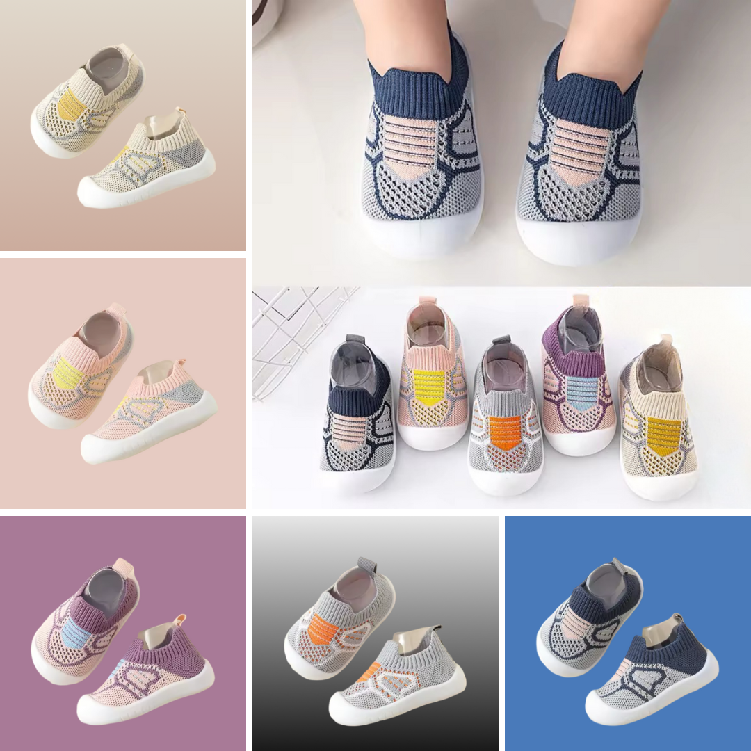 Halkfria Baby shoe-sockor                   – Bekväma och säkra för första stegen