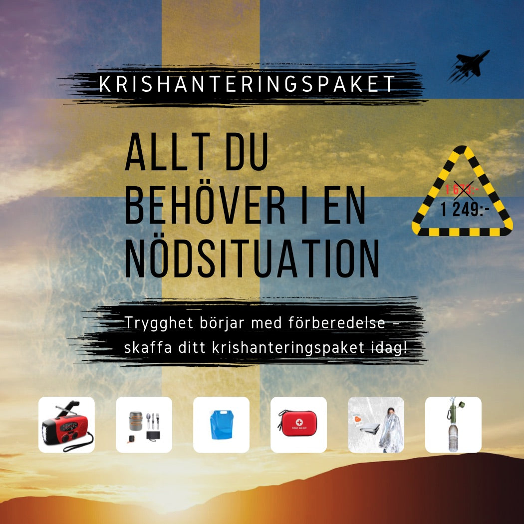 Krishanteringspaket – Allt du behöver i en nödsituation